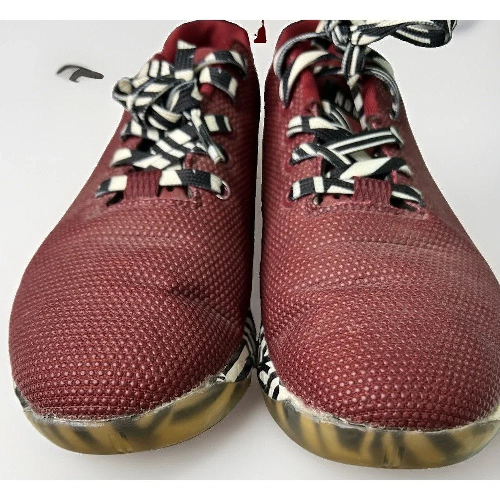 NOBULL Trainer Burgundy Red Athletic Training Shoes Men's US 9 EU 42.5